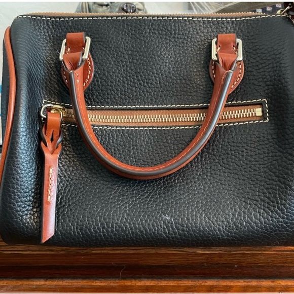 Dooney & Bourke Trudy Satchel Edition in Black Pebbled Leather - Picture 5 of 6
